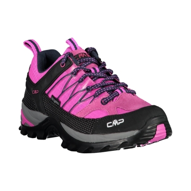 CMP Wanderschuhe Rigel Low WP (Trekking, wasserdicht) pink/blau Damen